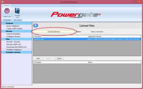 All the procedures are guided so that you can’t write an incorrect file. . Powergate 3 user software download